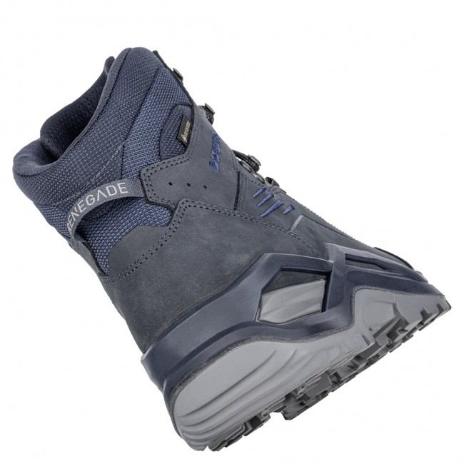 LOWA RENEGADE EVO GTX MID, Navy, 8.5 LOWA RENEGADE EVO GTX MID, Navy, 8.5