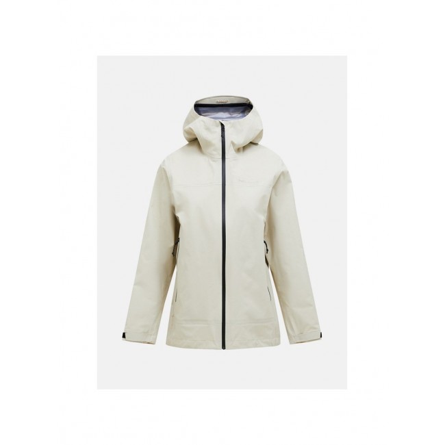 Kurtka damska PEAK PERFORMANCE W Treeline Gore-Tex 3L Shell Jacket kolor be owy - M