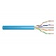DIGITUS Cat.6A, U/UTP, B2ca, AWG 23/1, LSOH, 100m, blue installation cable DIGITUS Cat.6A, U/UTP, B2ca, AWG 23/1, LSOH, 100m, blue installation cable