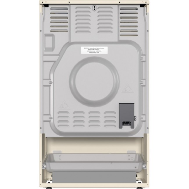 Gorenje GECS5B70CLI Freestanding cooker Electric Ceramic hob Beige