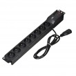 LESTAR 1966004970 power extension 1.5 m 230 AC outlet(s) Indoor Black