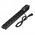 LESTAR 1966004970 power extension 1.5 m 230 AC outlet(s) Indoor Black
