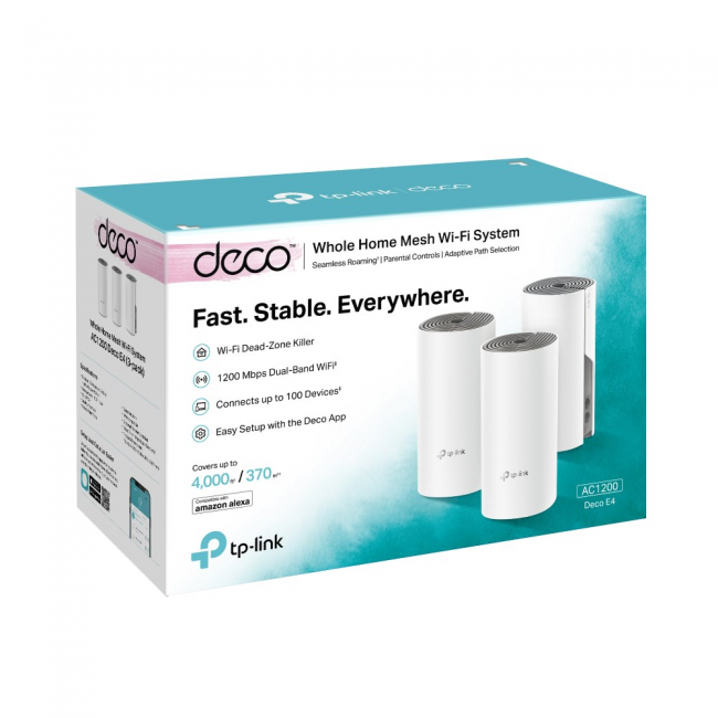 TP-Link AC1200 Whole Home Mesh Wi-Fi System, 3-Pack