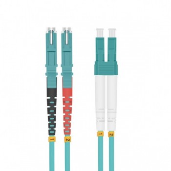 Helos 254695 InfiniBand/fibre optic cable 10 m E-2000 LC Aqua colour