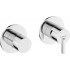 Shower mixer with shower switch - horizontal