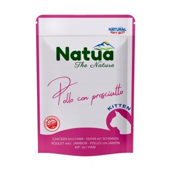 NATUA Kitten chicken with ham - wet cat food - 70g