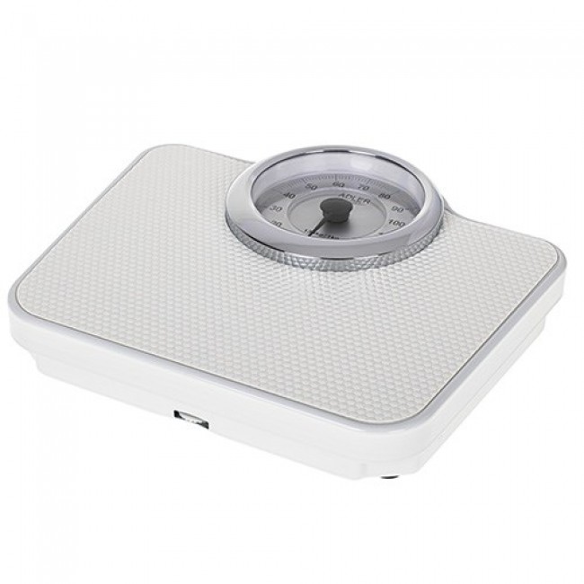 Adler | Mechanical Bathroom Scale | AD 8180 | Maximum weight (capacity) 136 kg | Accuracy 1000 g | White