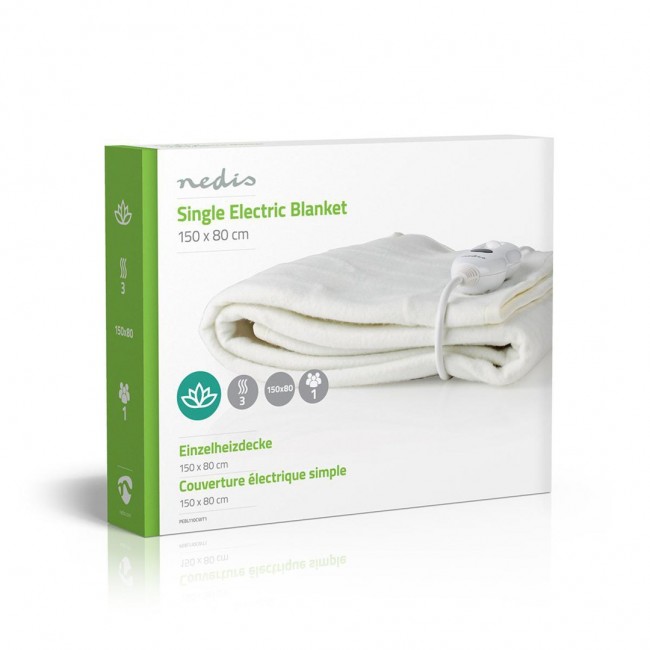 Nedis PEBL110CWT1 electric blanket White Nedis PEBL110CWT1 electric blanket White