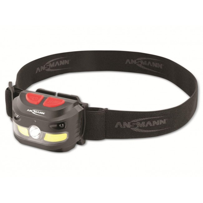 Ansmann HD250RS Black Headband flashlight COB LED Ansmann HD250RS Black Headband flashlight COB LED