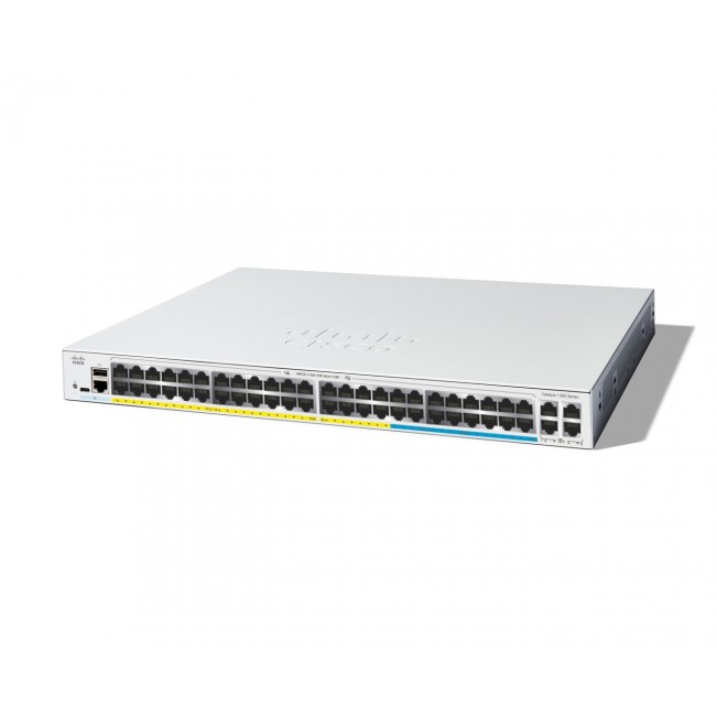 Cisco Catalyst C1300-48MGP-4X network switch Managed L2/L3 Gigabit Ethernet (10/100/1000) Power over Ethernet (PoE) Grey