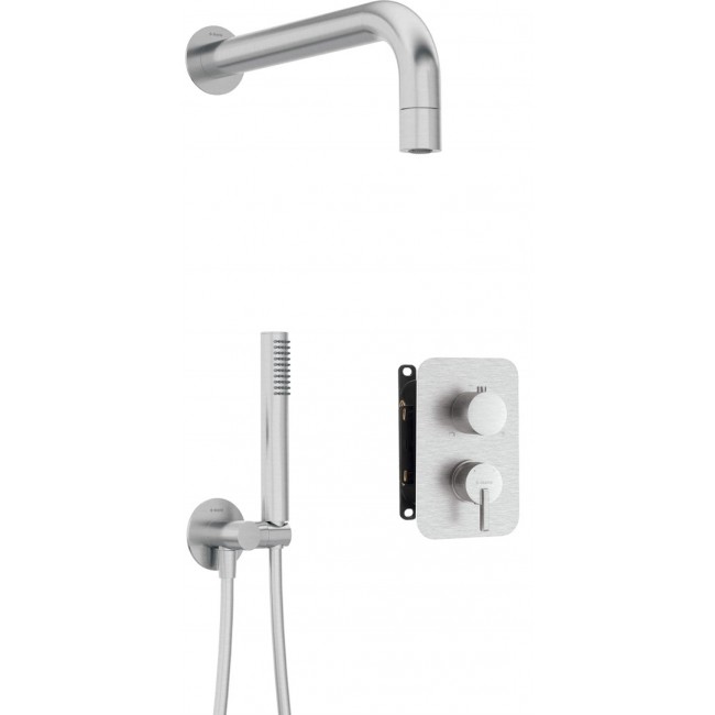 Concealed shower set with mixer BOX - with hand shower