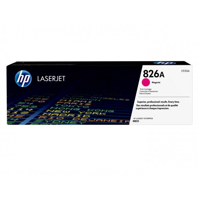 HP 826A Magenta Original LaserJet Toner Cartridge HP 826A Magenta Original LaserJet Toner Cartridge