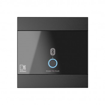 AUDAC WP220/B wall plate/switch cover Black