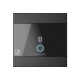 AUDAC WP220/B wall plate/switch cover Black