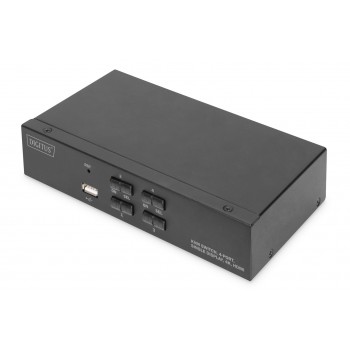 Digitus KVM Switch, 4 Port, Single Display, 4K, HDMI 