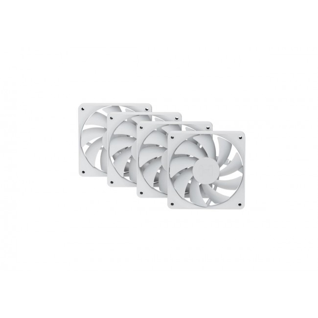 HYTE FAN- -FA12-WW-4 computer cooling system Computer case 12 cm White 4 pc(s)