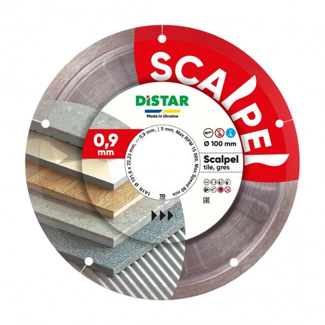 DISTAR TARCZA DIAMENTOWA SCALPEL 101,6 x 0,9 x 5 x 22,23mm