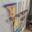 Maclean wall-mounted organizer for garden tools and mops, steel, with hooks, max. load 20 kg, width 60 cm, MC-185 Maclean wall-mounted organizer for garden tools and mops, steel, with hooks, max. load 20 kg, width 60 cm, MC-185