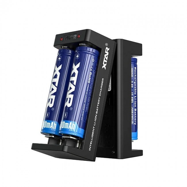 Battery charger Li-ion 18650 USB-C - 2 slots Battery charger Li-ion 18650 USB-C - 2 slots