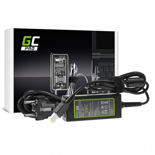 Green Cell AD64P power adapter/inverter Indoor 45 W Black