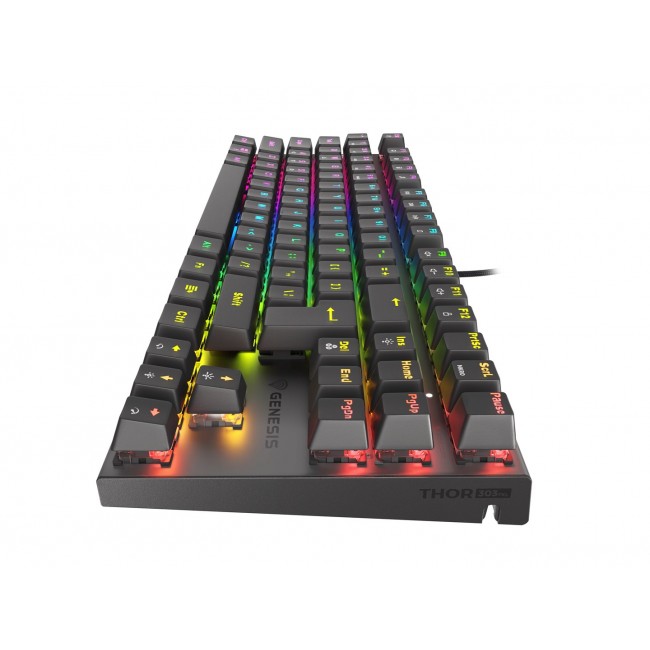 GENESIS Thor 303 TKL keyboard Gaming USB QWERTY Spanish Black