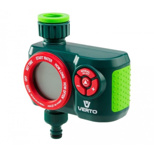 Verto 15G751 water timer Green, Red Digital watering timer Verto 15G751 water timer Green, Red Digital watering timer