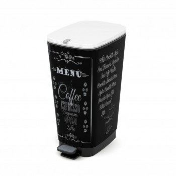 Keter garbage bin Coffe Menu 50 liters