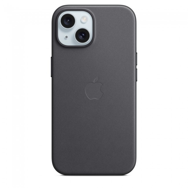 Apple iPhone 15 FineWoven Case with MagSafe - Black Apple iPhone 15 FineWoven Case with MagSafe - Black