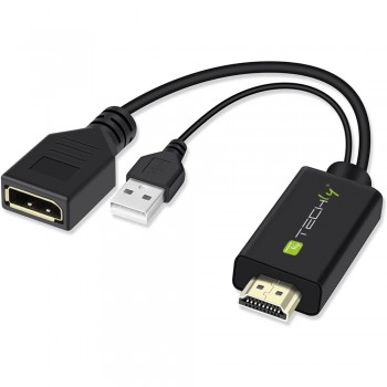 Techly ICOC HDMI-DP12A video signal converter 4096 x 2160 pixels