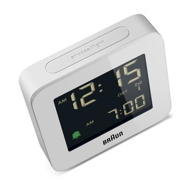 Braun BC09-DCF Digital alarm clock White Braun BC09-DCF Digital alarm clock White