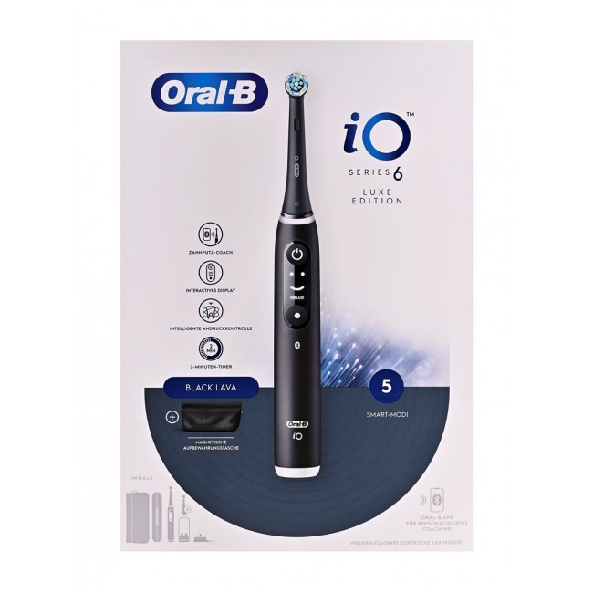 Oral-B iO Series 6 Black Lava Luxe Edition electric toothbrush