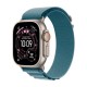 Apple Watch Ultra 3 GPS + Cellular 49mm Natural Titanium Case with Light Blue Alpine Loop - Small