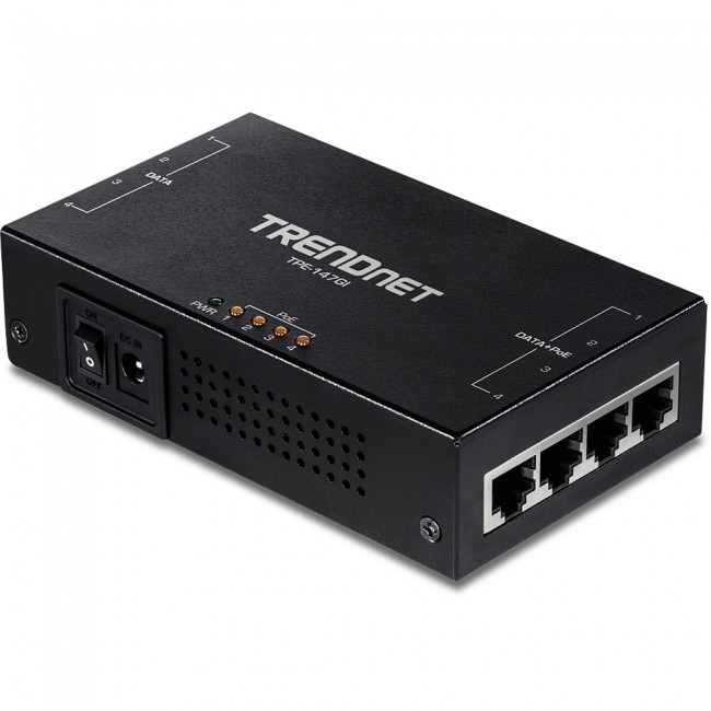 Trendnet TPE-147GI PoE adapter Gigabit Ethernet Trendnet TPE-147GI PoE adapter Gigabit Ethernet