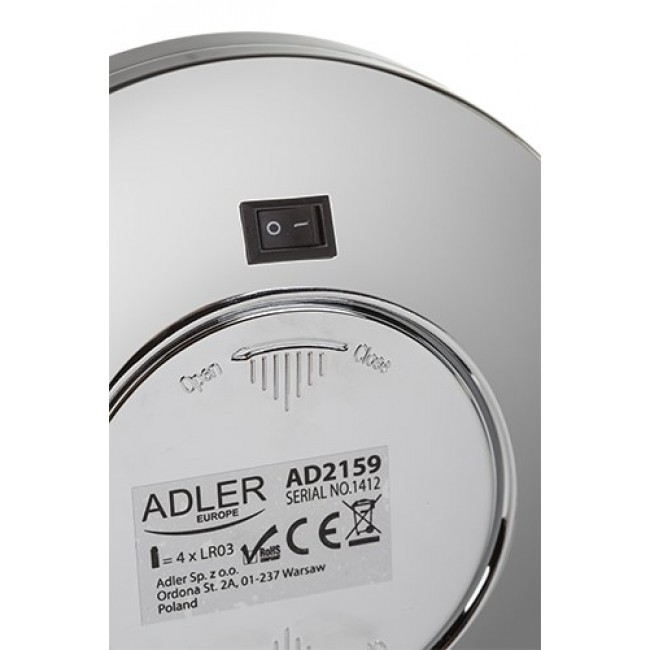 Adler AD 2159 makeup mirror Freestanding Chrome