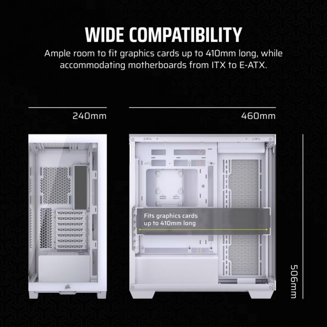 Corsair 3500X RS-R ARGB Midi Tower White Corsair 3500X RS-R ARGB Midi Tower White
