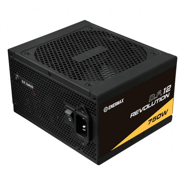 Enermax Revolution D.F.12 power supply unit 750 W 20+4 pin ATX ATX Black Enermax Revolution D.F.12 power supply unit 750 W 20+4 pin ATX ATX Black