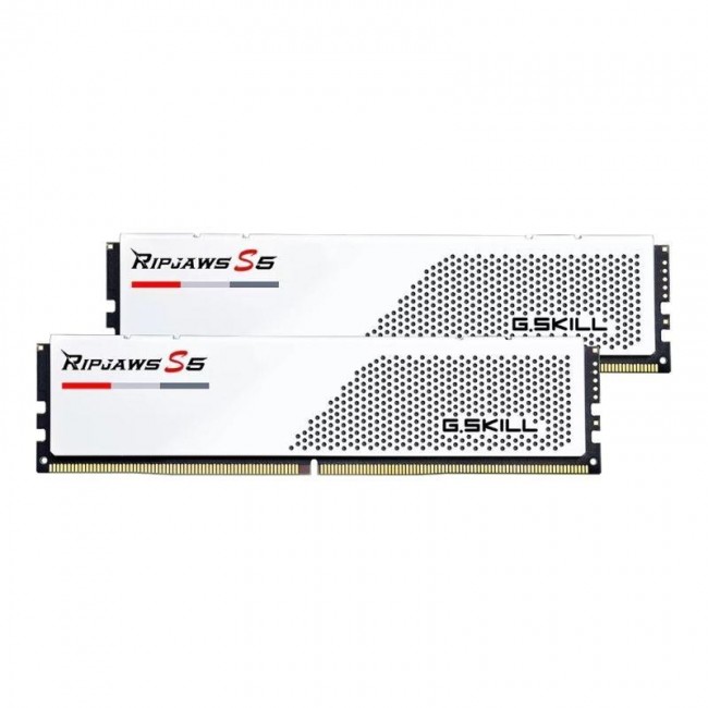 G.Skill Ripjaws S5 / F5-6000J3040F16GX2-RS5W memory module 32 GB 2 x 16 GB DDR5 4800 MT/s 288-pin DIMM G.Skill Ripjaws S5 / F5-6000J3040F16GX2-RS5W memory module 32 GB 2 x 16 GB DDR5 4800 MT/s 288-pin DIMM