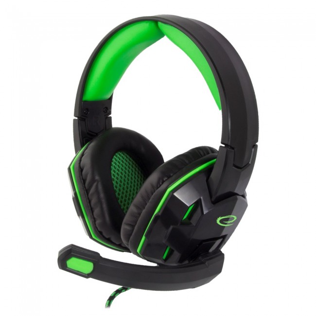Esperanza EGH380 Head-band Black,Green