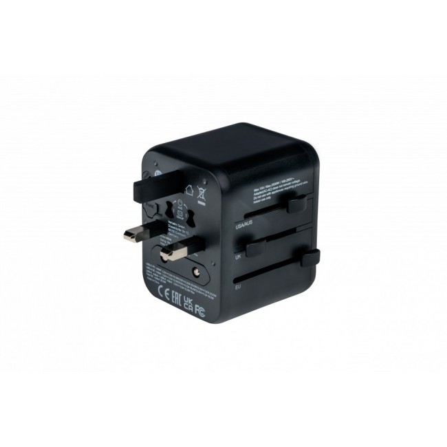 Verbatim 49544 power plug adapter Universal Black