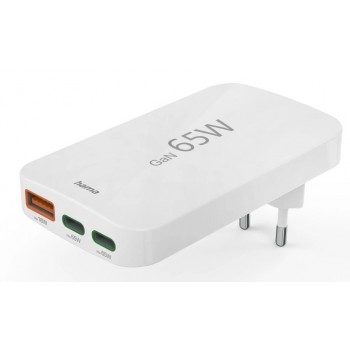 Hama 00201976 mobile device charger Laptop, Power bank, Smartphone, Tablet White AC Fast charging Indoor