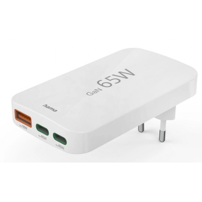 Hama 00201976 mobile device charger Laptop, Power bank, Smartphone, Tablet White AC Fast charging Indoor