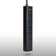 Axagon HUE-SA7BP interface hub USB 3.2 Gen 1 (3.1 Gen 1) Type-A 5000 Mbit/s Black
