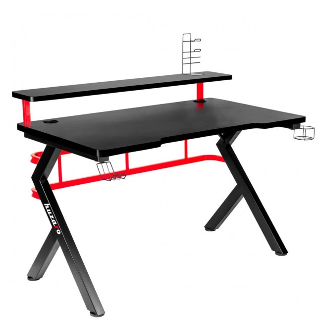 Huzaro Hero 5.0 computer desk Black, Red Huzaro Hero 5.0 computer desk Black, Red