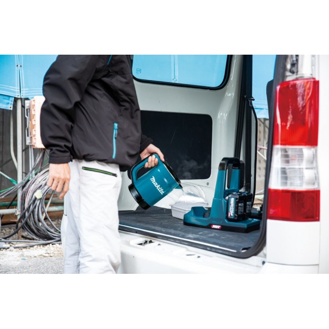 Makita KT001GZ electric kettle 0.8 L Black, Blue