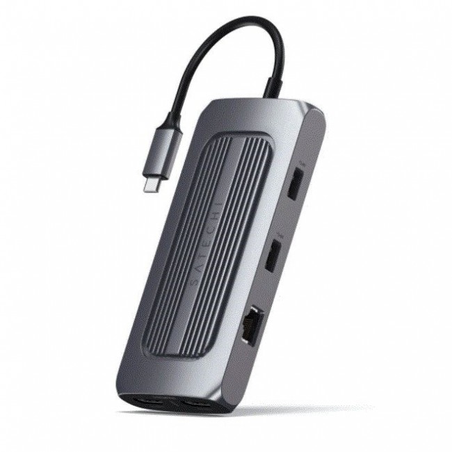 Satechi ST-UCMXAM laptop dock/port replicator USB 3.2 Gen 1 (3.1 Gen 1) Type-C Grey