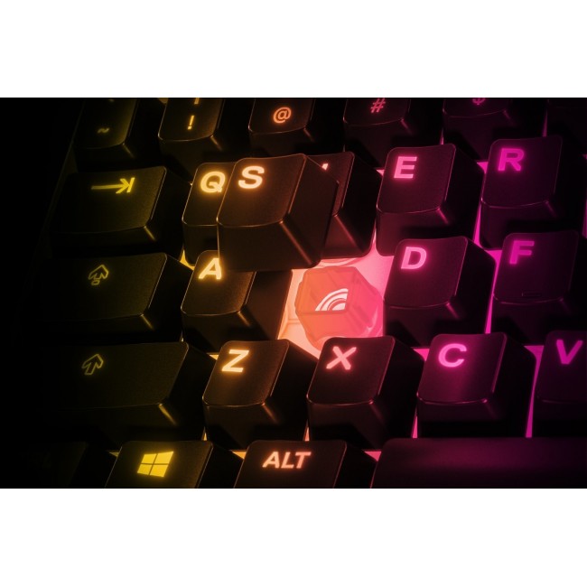 SteelSeries Gaming Keyboard Apex 3 Tenkeyless Gaming keyboard RGB LED light US Wired Whisper-Quiet Switches