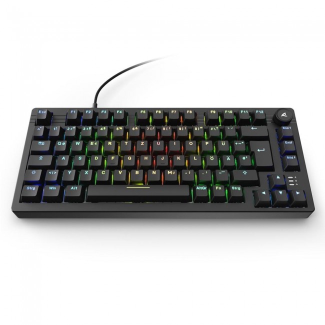 Sharkoon SGK25 keyboard Home USB QWERTZ German Black