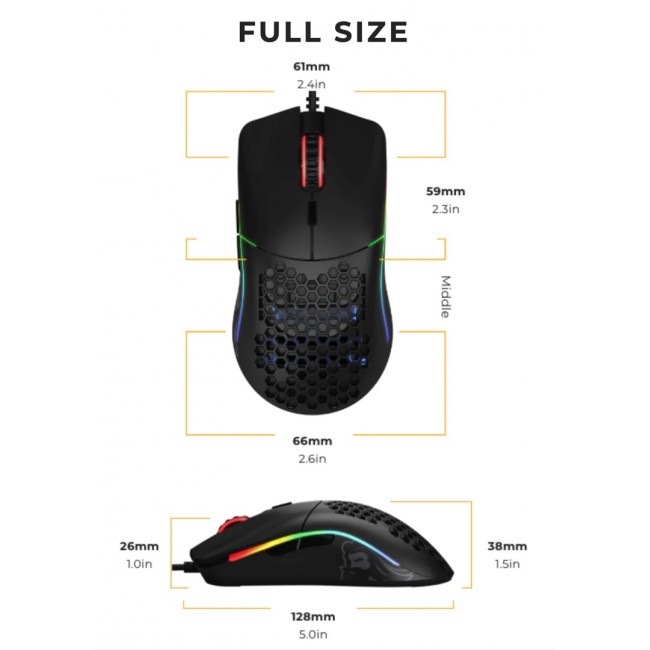 Glorious Gaming Glorious Model O Mouse Regular (Black)