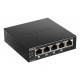 D-Link DGS-1005P/E network switch Unmanaged Gigabit Ethernet (10/100/1000) Power over Ethernet (PoE) Black