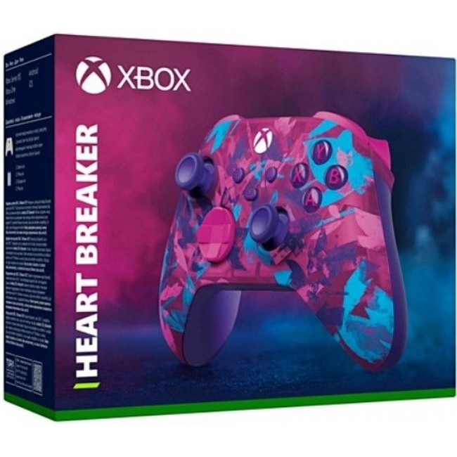 Microsoft Xbox Wireless Controller Heart Breaker Special Edition Blue, Pink, Purple Bluetooth Gamepad Analogue / Digital Android, PC, Xbox One, Xbox Series S, Xbox Series X, iOS